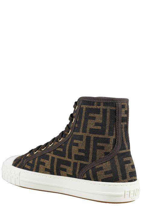 fendi women sneakers|fendi designer high top sneakers.